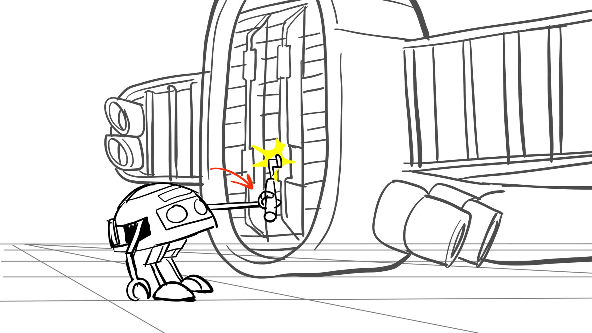 Fun with Nubs — Ep. 108, lámina 111, storyboard by Melissa Ballesteros